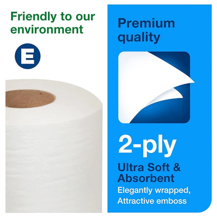 Tork® Premium Soft Bath Tissue Roll, 2 Ply, White, 2465120