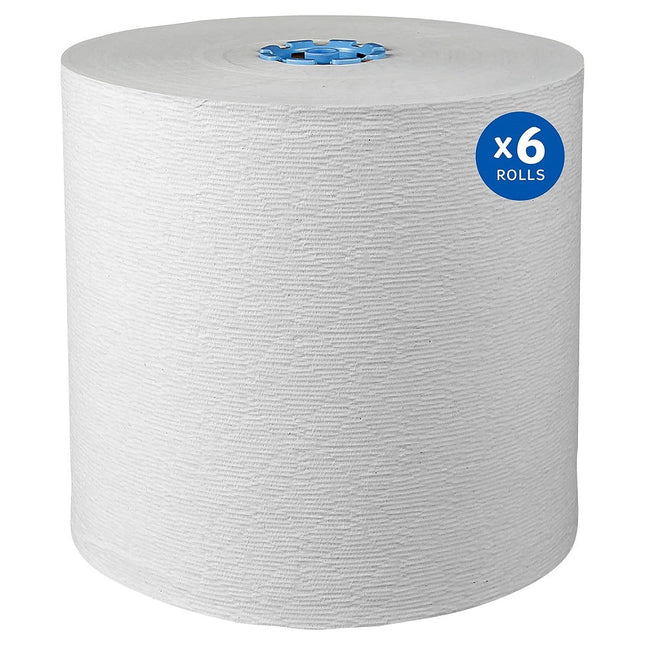 Kleenex® Hard Roll Paper Towels, with Premium Absorbency Pockets, 6 Rolls/Case, 25637