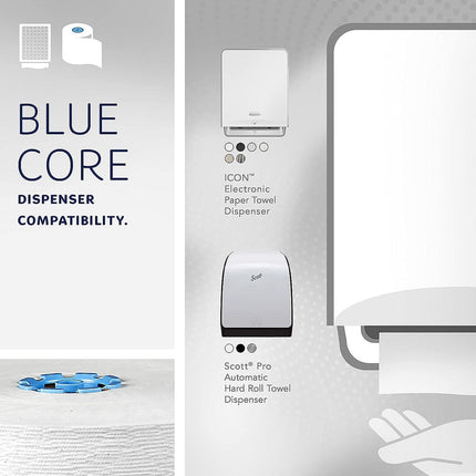 Kleenex® Hard Roll Paper Towels, with Premium Absorbency Pockets, 6 Rolls/Case, 25637