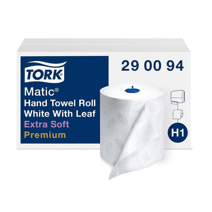 Tork Premium Hard Wound Roll Towel, 2 Ply, 91.4 m x 19.6 cm, 290094
