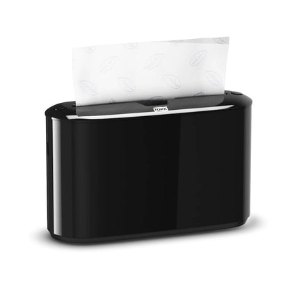 Tork Xpress Touchless Countertop Multi-Fold Paper Towel Dispenser, Manual, Plastic, Black, 7.9" x 12.7" x 4.6", 302028