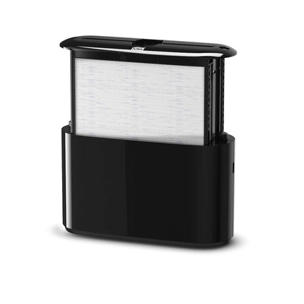 Tork Xpress Touchless Countertop Multi-Fold Paper Towel Dispenser, Manual, Plastic, Black, 7.9" x 12.7" x 4.6", 302028