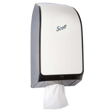 Scott® Hygienic Bathroom Tissue Dispenser, 7.38 x 6.38 x 13.75, White, 40407