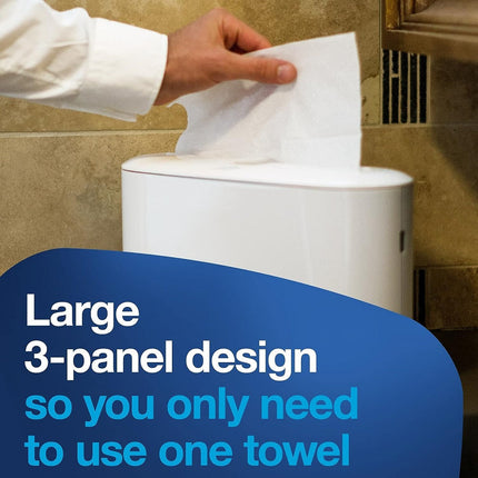 Tork® Advanced Multifold Hand Towel, 3-Panel, 1-Ply, 250 Towels/Pack, 424824