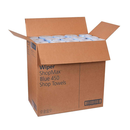 Tork ShopMax Wiper 450, 1 Ply, Roll Towel 450361, Case of 24 rolls