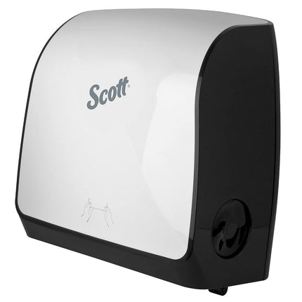 Scott® Control Slimroll Hard Roll Paper Towel Dispensers, White, 12.63" x 16.13" x 10.2", 47071
