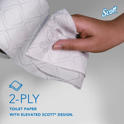 Scott® Pro Small Core Standard Roll Bath Tissue, 2 Ply, 36 x 1100 per Case, 47305