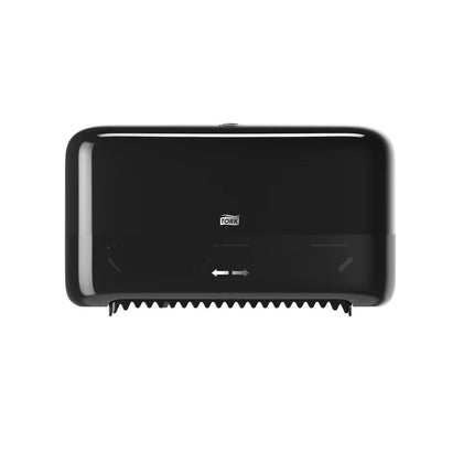 Tork® Coreless Elevation Bath Tissue Dispenser, High Capacity, Black, 473208