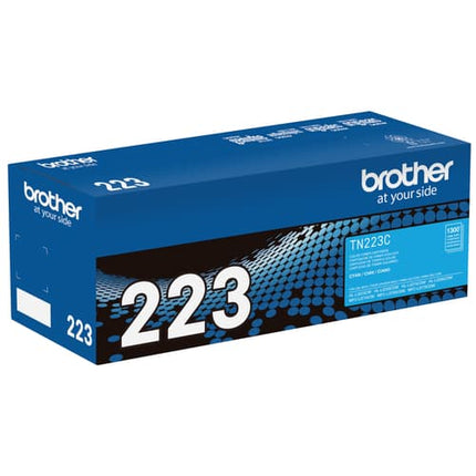 Brother TN223 Cyan Toner Cartridge, Standard Yield