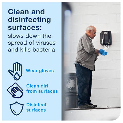 Tork® Premium Multipurpose Cleaning Cloth, 1-Ply, White, 500 Sheets/Roll, 1 Roll/Case, 510137