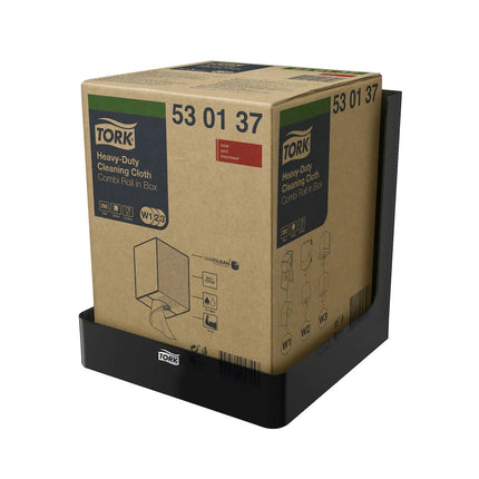 Tork® Heavy-Duty Cleaning Cloth Centrefeed Pull, 1-Ply, White, 280 Sheets, 530137