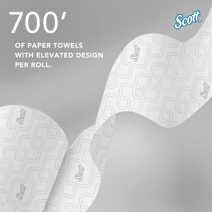 Scott® Pro Hard Roll Paper Towels, 7.50" x 700' Ft, White, 53925