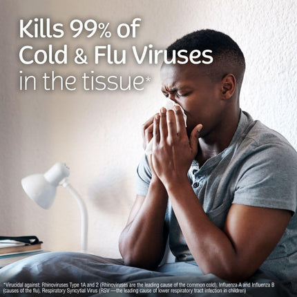 Kleenex Anti-Viral Facial Tissues, Cube Boxes, 55 Ct, 3 Ply, 54552