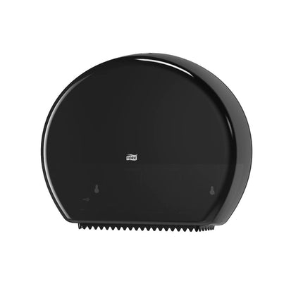 Tork® Elevation Jumbo Bath Tissue Roll Dispenser w/ Reserve, Roll Break, Black, 554028A