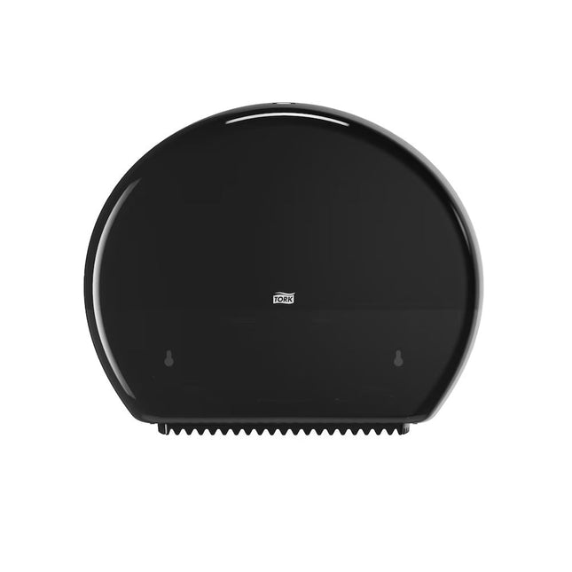 Tork® Elevation Jumbo Bath Tissue Roll Dispenser w/ Reserve, Roll Break, Black, 554028A