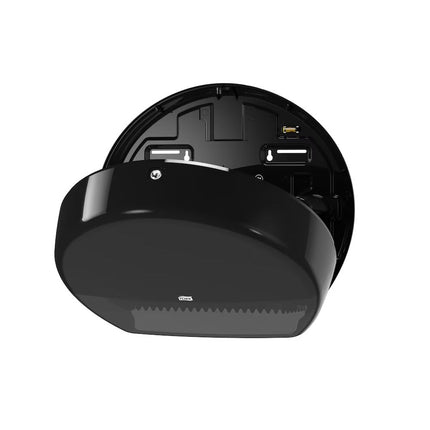 Tork® Elevation Jumbo Bath Tissue Roll Dispenser w/ Reserve, Roll Break, Black, 554028A