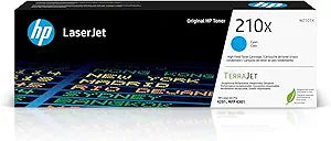 HP 210X High Yield Cyan Original LaserJet Toner Cartridge (W2101X) – For HP Color LaserJet Pro 4201dn, MFP 4301 Series