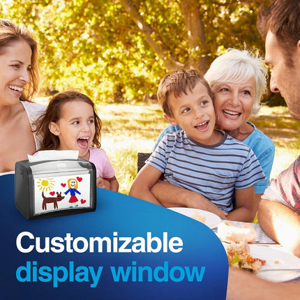 Tork Xpressnap Tabletop Napkin Dispenser, Plastic, 14.99 x 20.07 x 15.49 cm, 6232000 - Case of 4