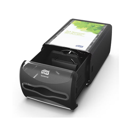 Tork Xpressnap® Counter Napkin Dispenser, Licorice, W 4.8" H 12.8" D 5.6", 6432000