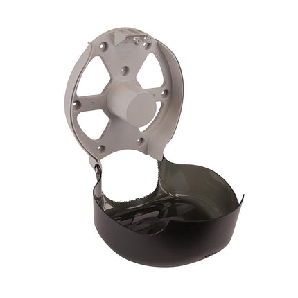 Tork® Single Jumbo Bath Tissue Roll Dispenser, Plastic, Smoke, 66TR