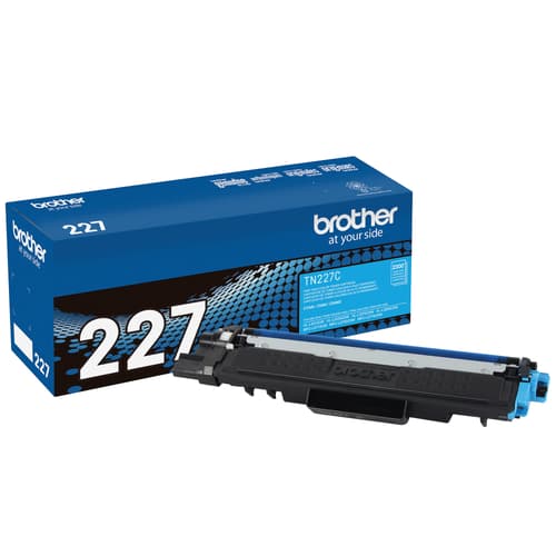 Brother TN227 Cyan Toner Cartridge, High Yield