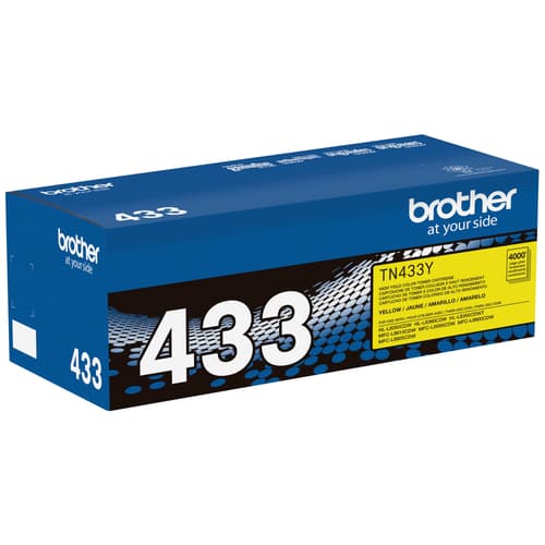 Brother TN436Y Toner Cartridge, Super High Yield (TN436Y)
