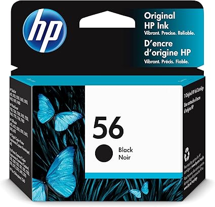 HP 56 High Yield Black Ink Cartridge (HP-C6656AN)