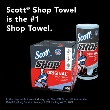 Scott® Shop Towels Pop-Up Box, 75190