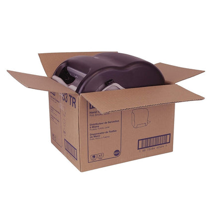 Tork® Paper Towel Dispenser, Smoke, H21, 12.8 in x 12.5 in x 8.6 in, 83TR