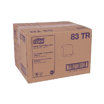 Tork® Paper Towel Dispenser, Smoke, H21, 12.8 in x 12.5 in x 8.6 in, 83TR