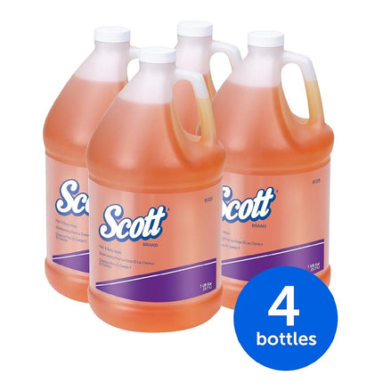 Scott Hair & Body Wash, Protein-Enriched Golden Gel, 1 Gallon, 91325