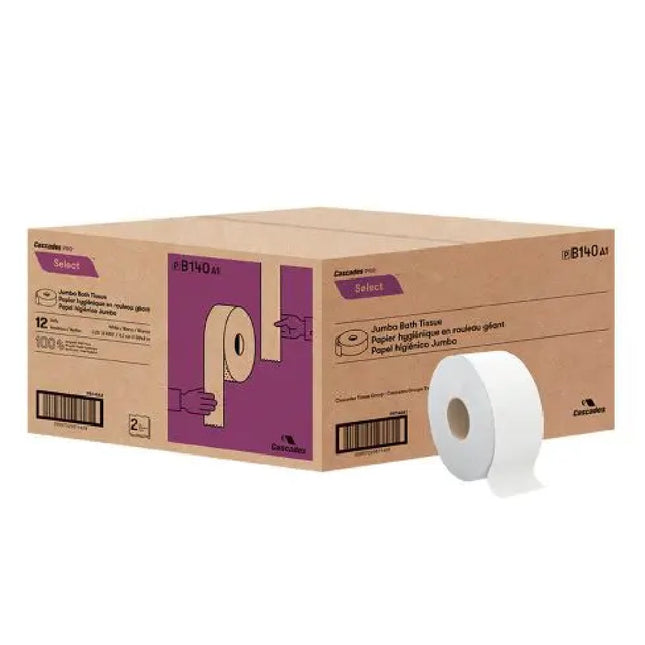 Cascades PRO Select® Jumbo Toilet Paper, 2 Ply, B140