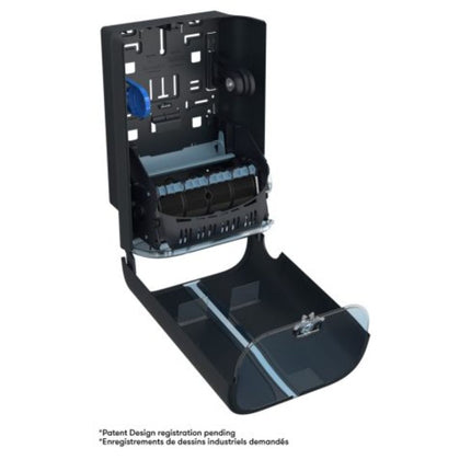 Tandem Mechanical No-Touch Hand Towel Dispenser C340, Dark Gray