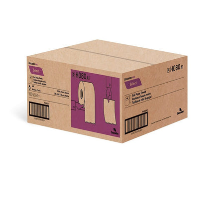 Cascades® Pro Select™ White Roll Paper Towels, 6 Rolls, H080