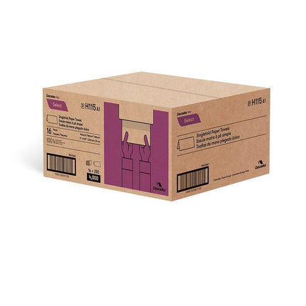 Cascades Pro Select™ Singlefold Paper Towel, 9 x 9.45 in, H115