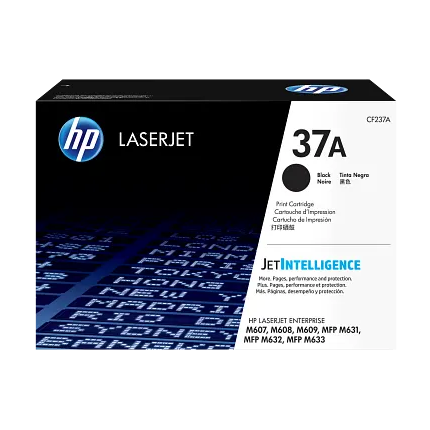 HP 37A Black Toner Cartridge (CF237A) – Standard Yield Original LaserJet Toner