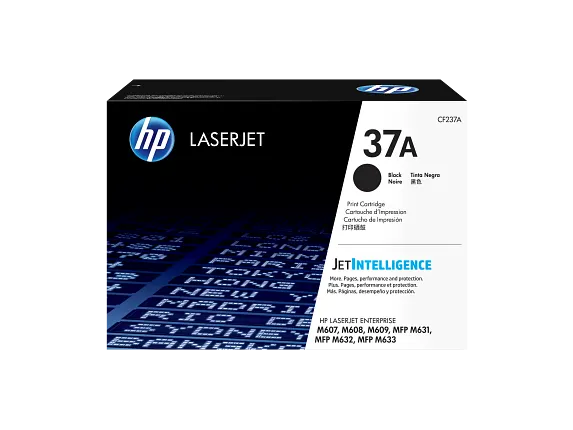 HP 37A Black Toner Cartridge (CF237A) – Standard Yield Original LaserJet Toner
