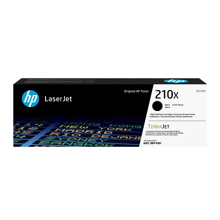 HP 210X High Yield Black Original LaserJet Toner Cartridge (W2100X) – For HP Color LaserJet Pro