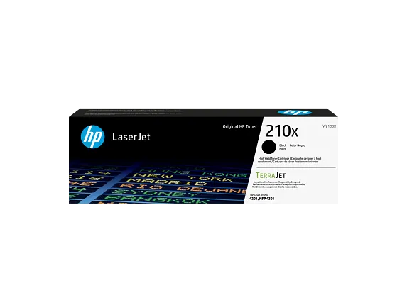 HP 210X High Yield Black Original LaserJet Toner Cartridge (W2100X) – For HP Color LaserJet Pro