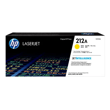 HP 212A Standard Yield Yellow Original LaserJet Toner Cartridge (W2122A) – For HP Color LaserJet
