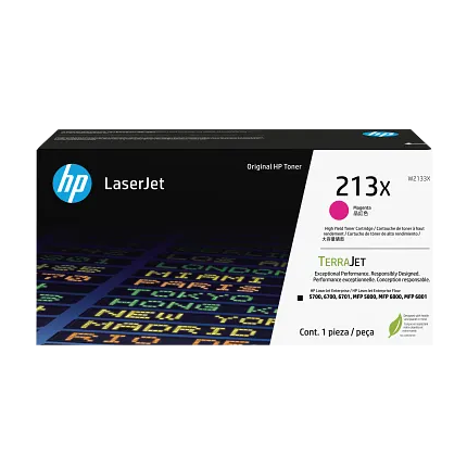 HP 213X High Yield Magenta Original LaserJet Toner Cartridge (W2133X) – For HP Color LaserJet