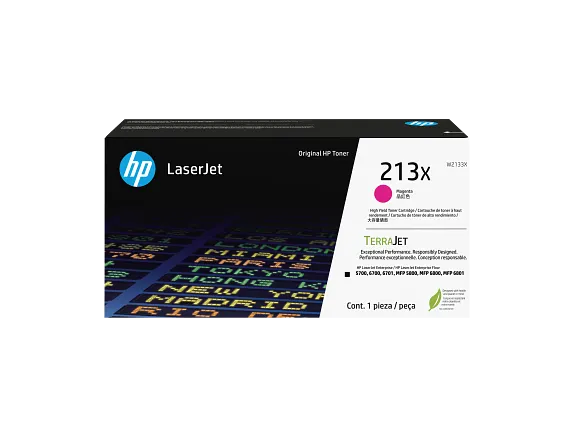 HP 213X High Yield Magenta Original LaserJet Toner Cartridge (W2133X) – For HP Color LaserJet
