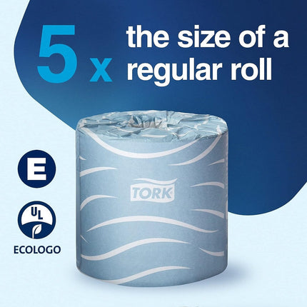Tork® Advanced Bath Tissue Roll, 2-Ply, White, 500 Sheets, 48 Rolls, TM6130S