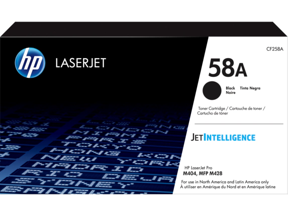 HP 58A Black LaserJet Toner Cartridge (CF258A) – Original High-Quality Toner for HP LaserJet Pro