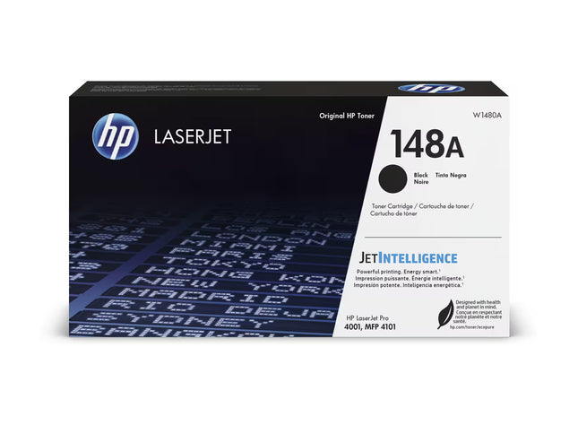 HP 148A Black Original LaserJet Toner Cartridge (W1480A) – Standard Yield for HP LaserJet Pro