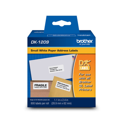 Brother DK1209 Labels 800PK Small Address Labels