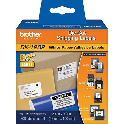 BROTHER DK1202 LABELS 300PK SMALL SHIPPING