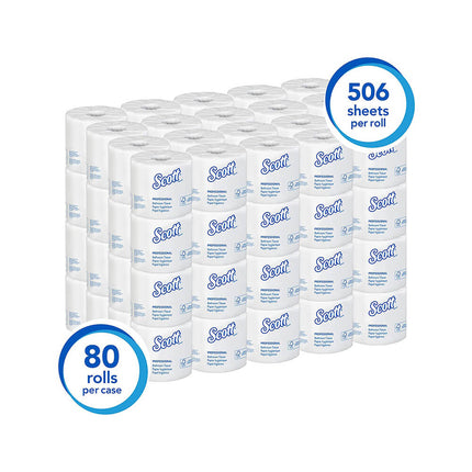 Scott® Standard Toilet Paper, 80 Rolls, 13217
