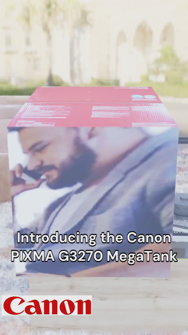 Canon PIXMA G3270 MegaTank All-in-One Printer (Black)