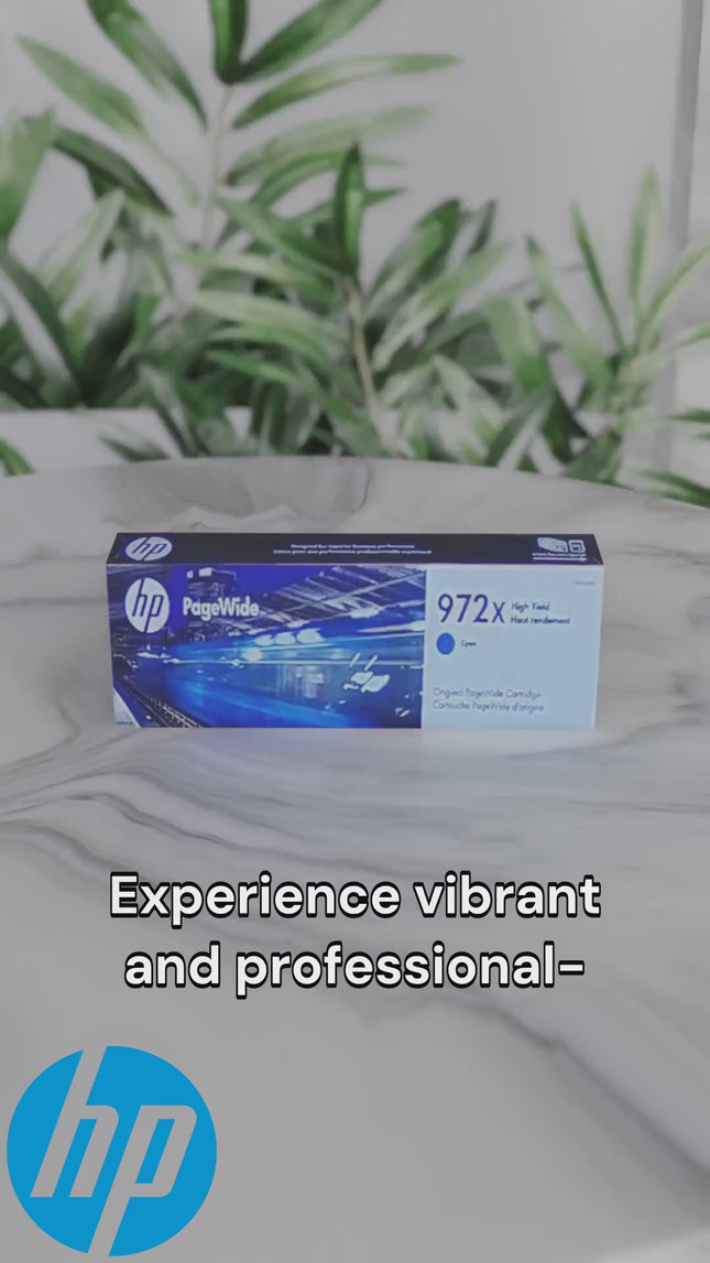 HP 972X Cyan Original PageWide Cartridge